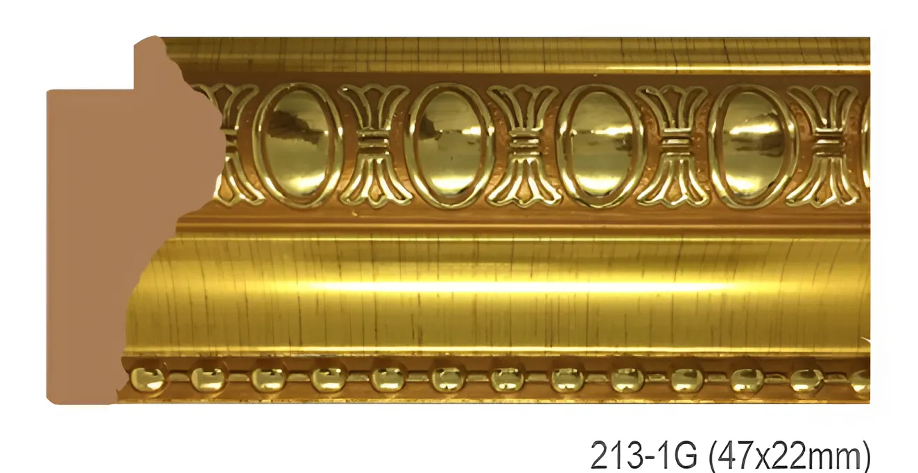 Phào - Nẹp Khung Tranh Hoa Văn Cổ Điển - 213-1G (47x22mm)